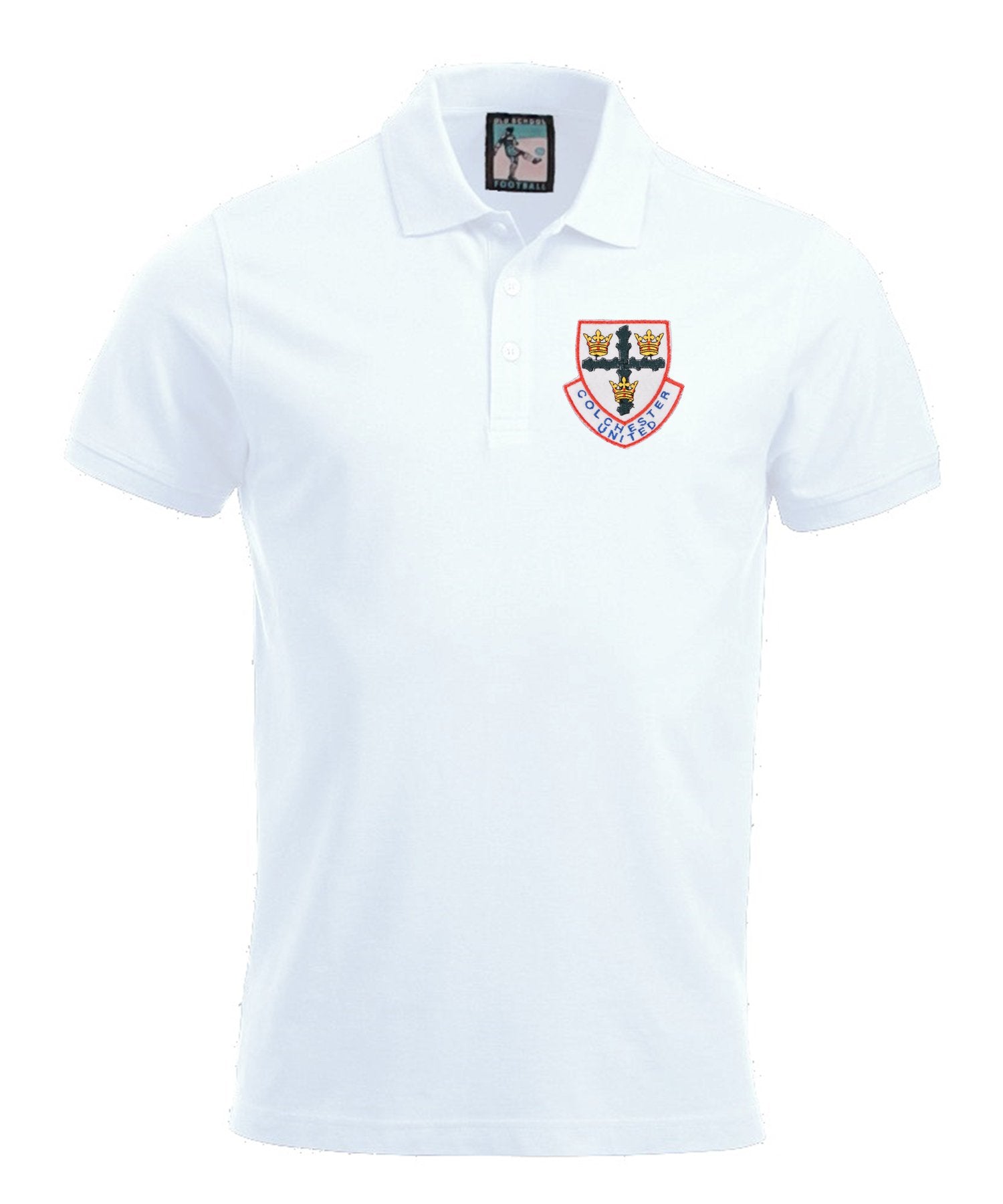 Colchester United Retro Football Polo Shirt 1970s - Polo
