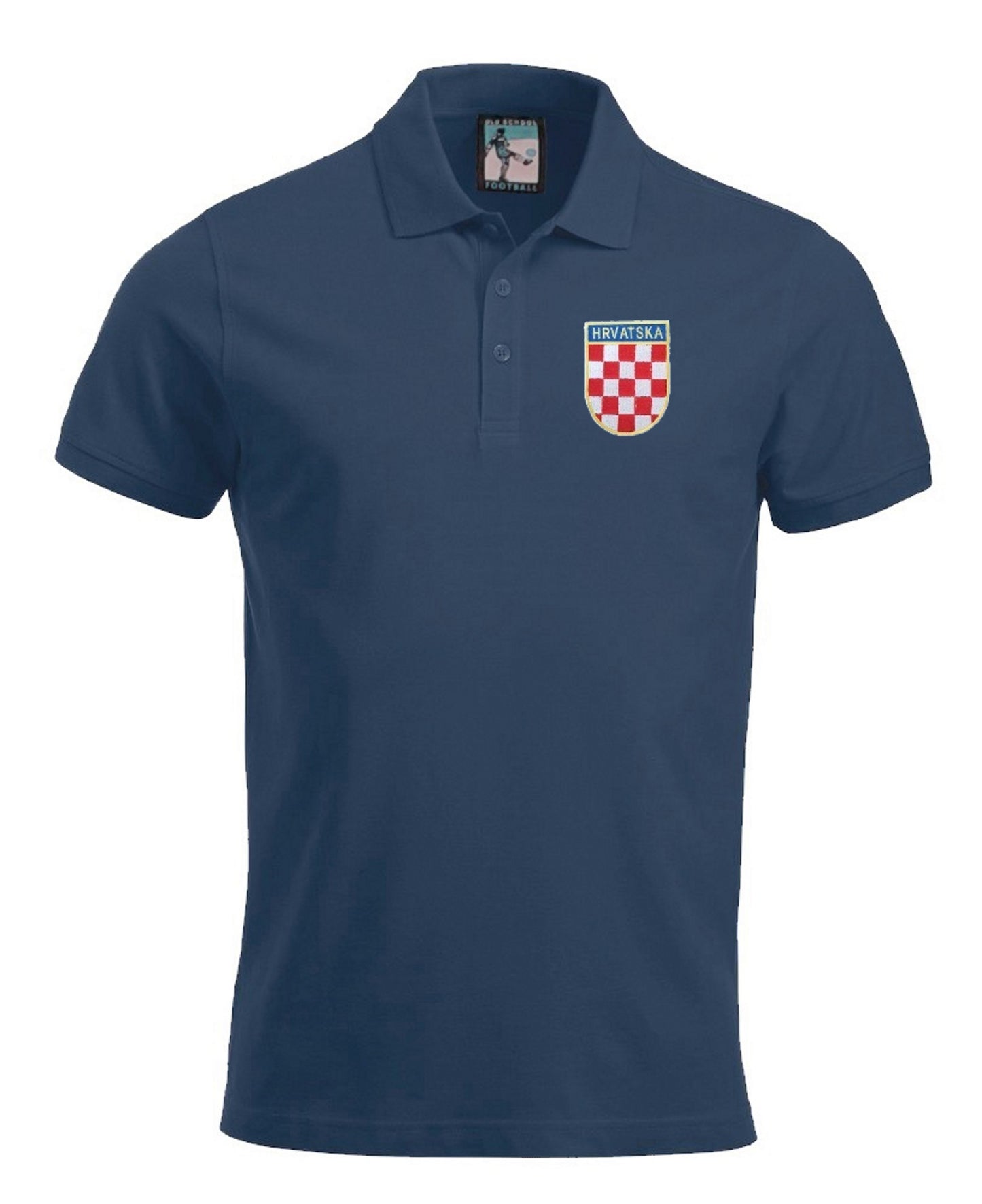 Croatia Retro Football Polo Shirt - Polo
