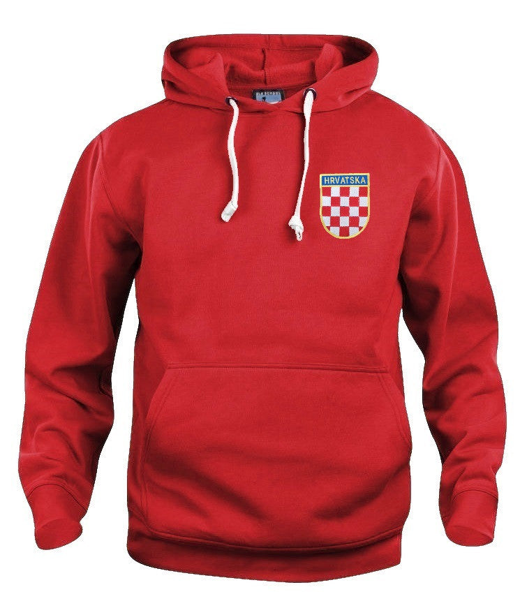 Croatia Retro Football Hoodie - Hoodie