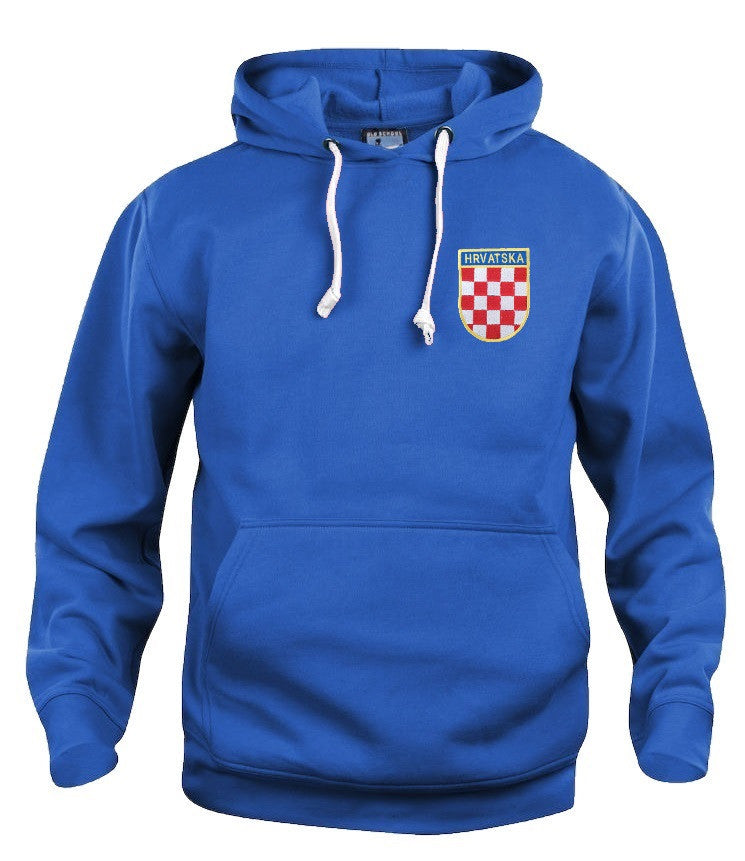 Croatia Retro Football Hoodie - Hoodie