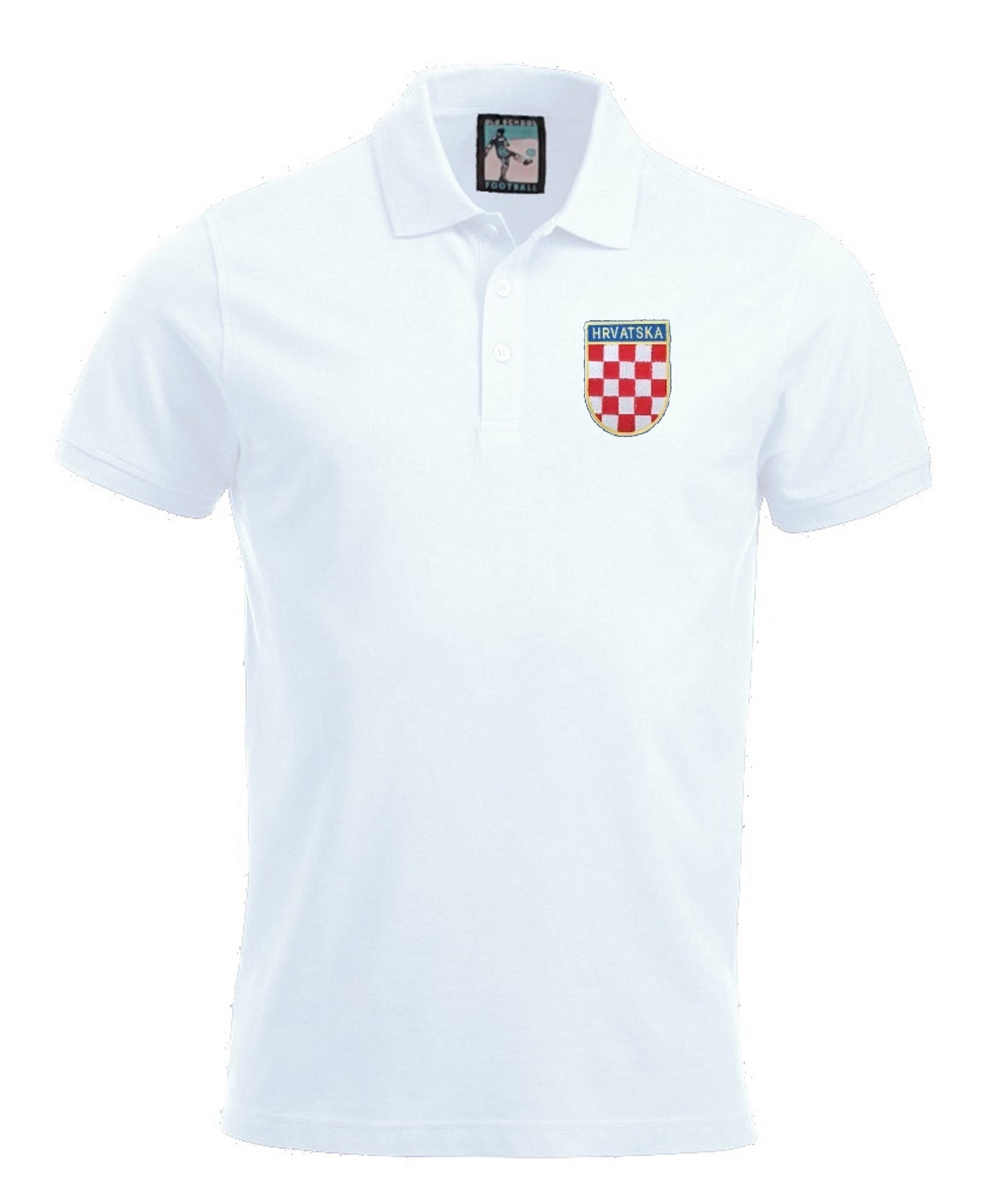 Croatia Retro Football Polo Shirt - Polo