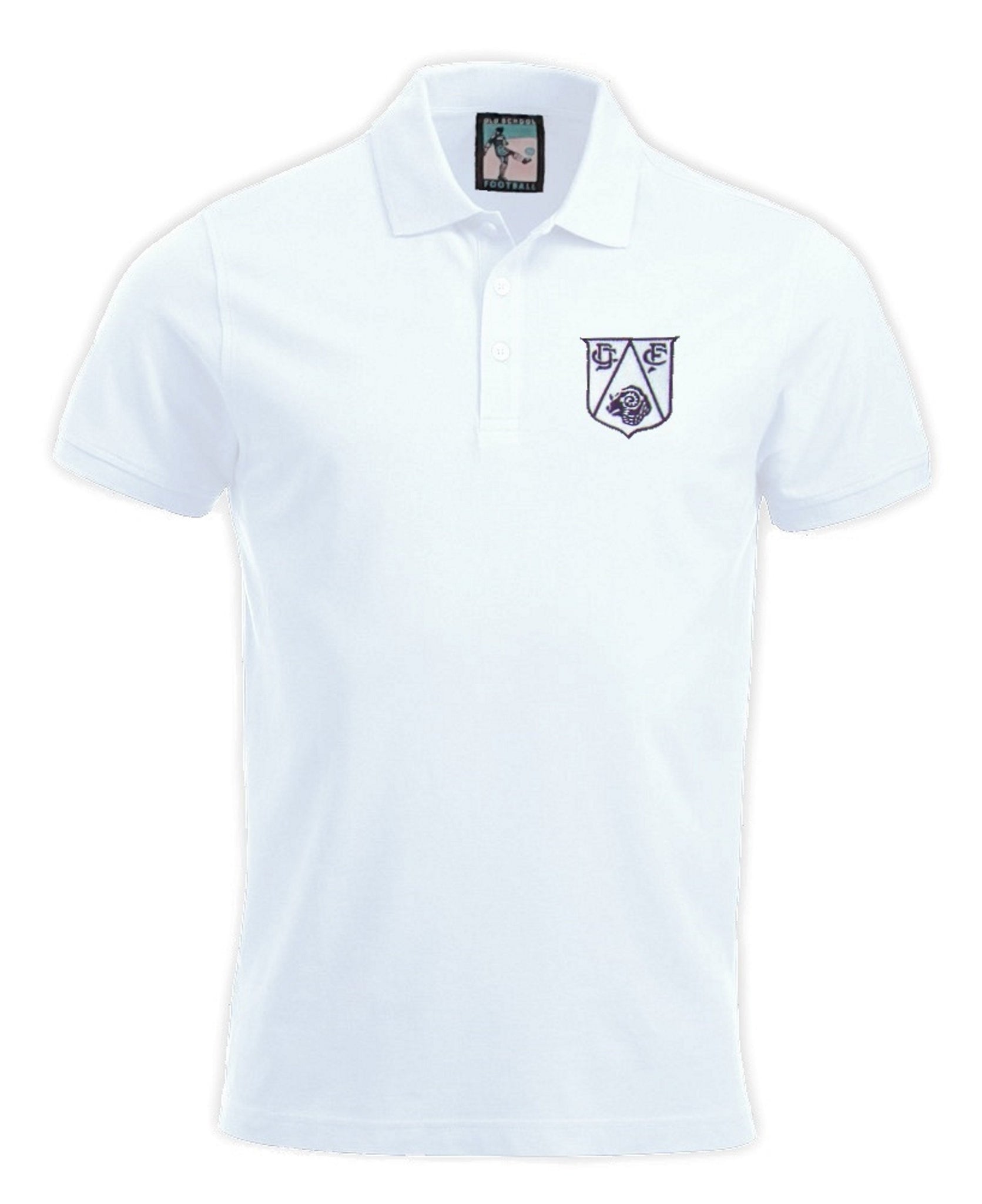 Derby County Retro Football Polo Shirt 1950s - Polo