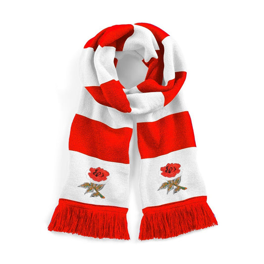 England Rugby Retro Football Scarf - Old School Football