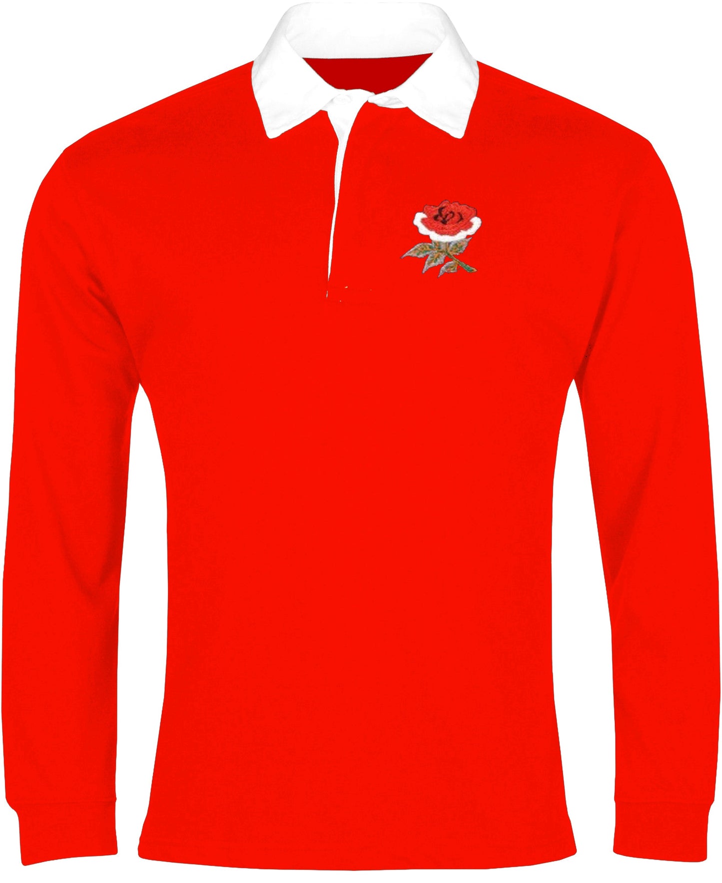 England Retro Rugby Shirt 1910 Long-sleeved - Rugby Shirt