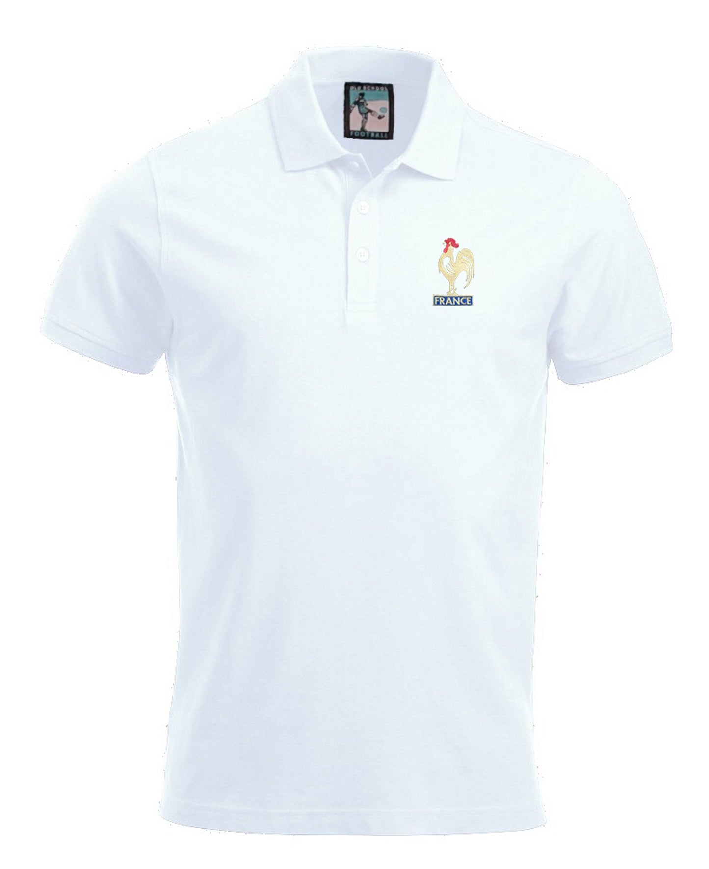 France Retro Football Polo Shirt - Polo