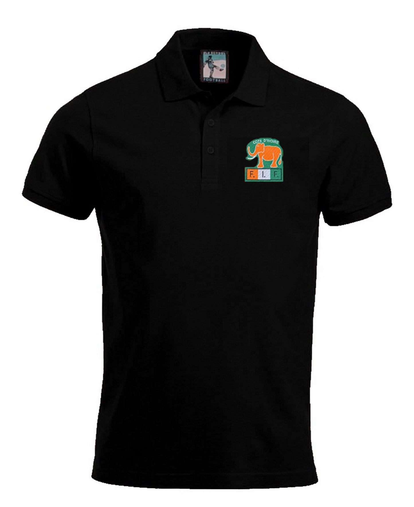 Ivory Coast Retro Football Polo Shirt - Polo