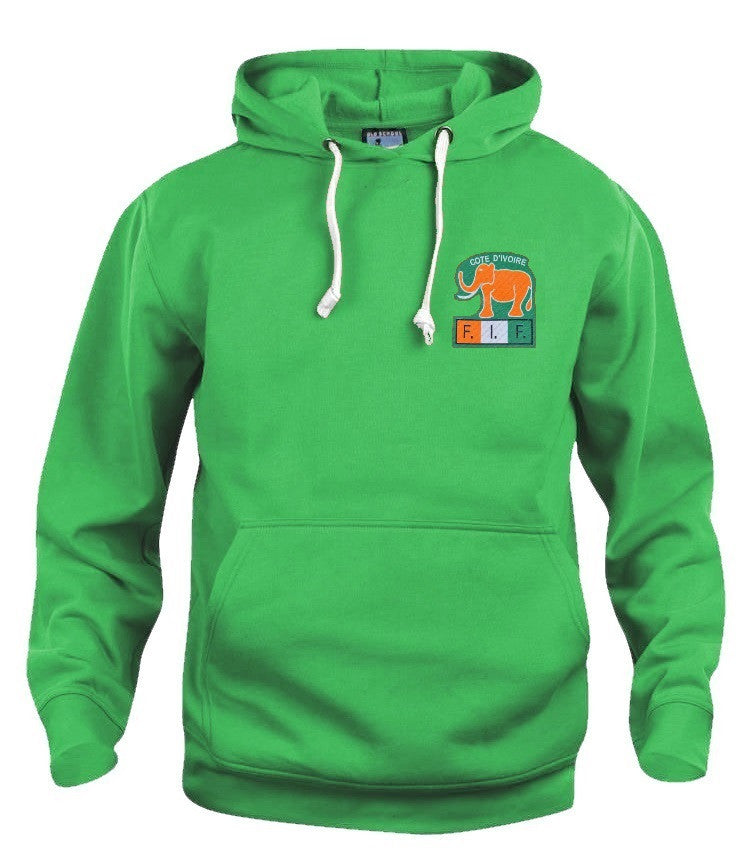 Ivory Coast Retro Hoodie Football 1980s - Old School Football