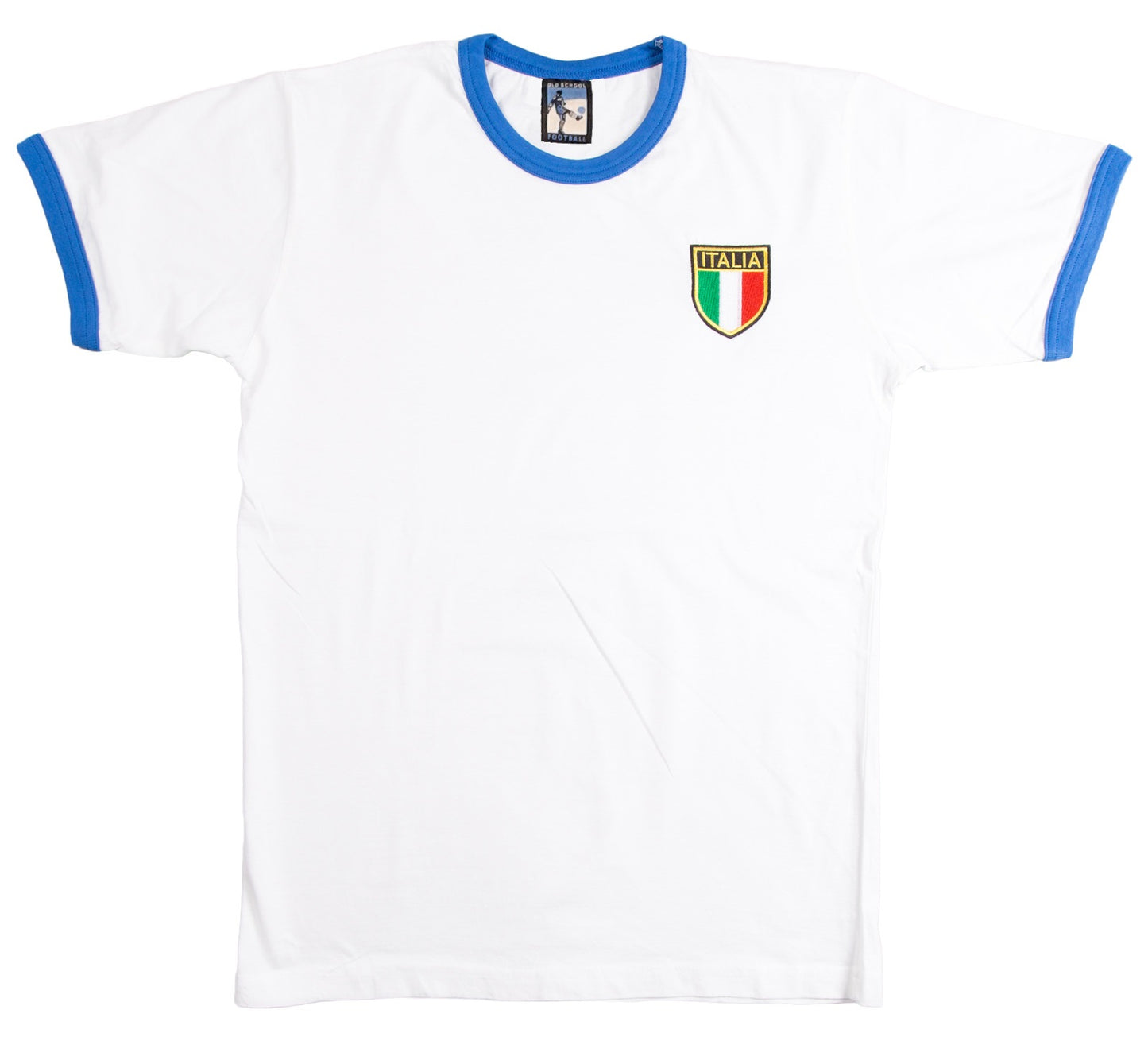 Italy Retro Football T Shirt 1960s - 1970s - Old School Football