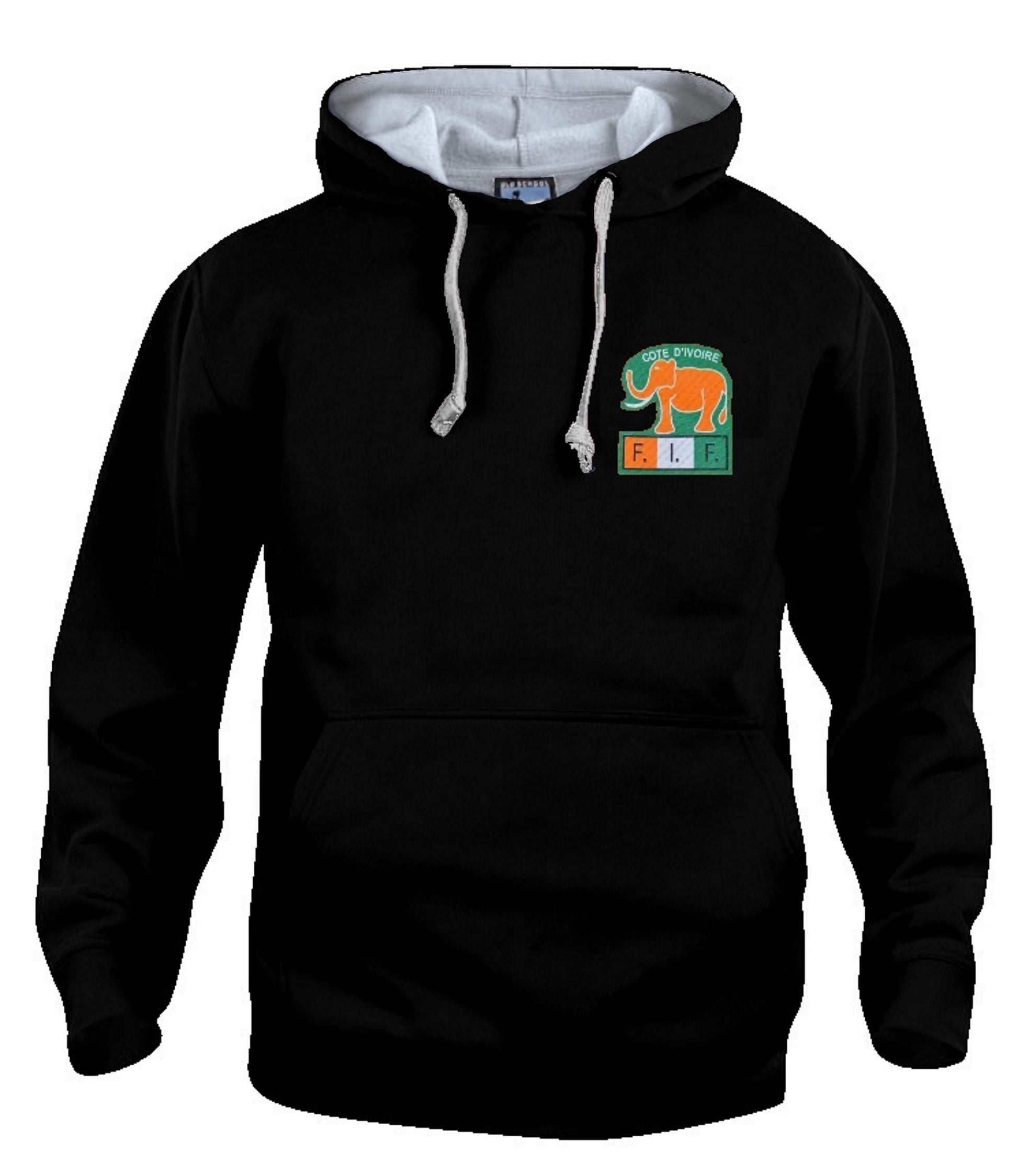 Ivory Coast Retro Hoodie Football 1980s - Old School Football