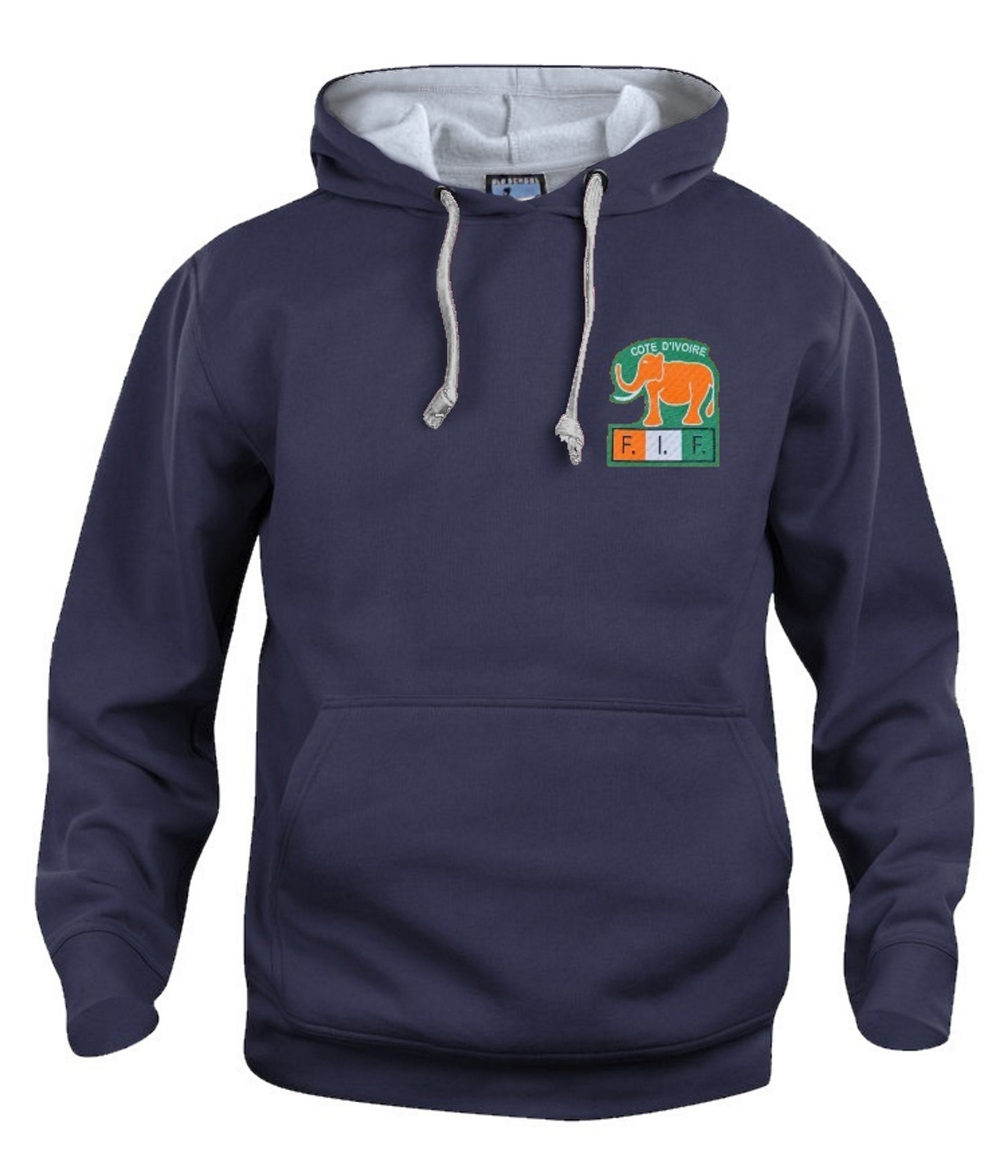 Ivory Coast Retro Hoodie Football 1980s - Old School Football