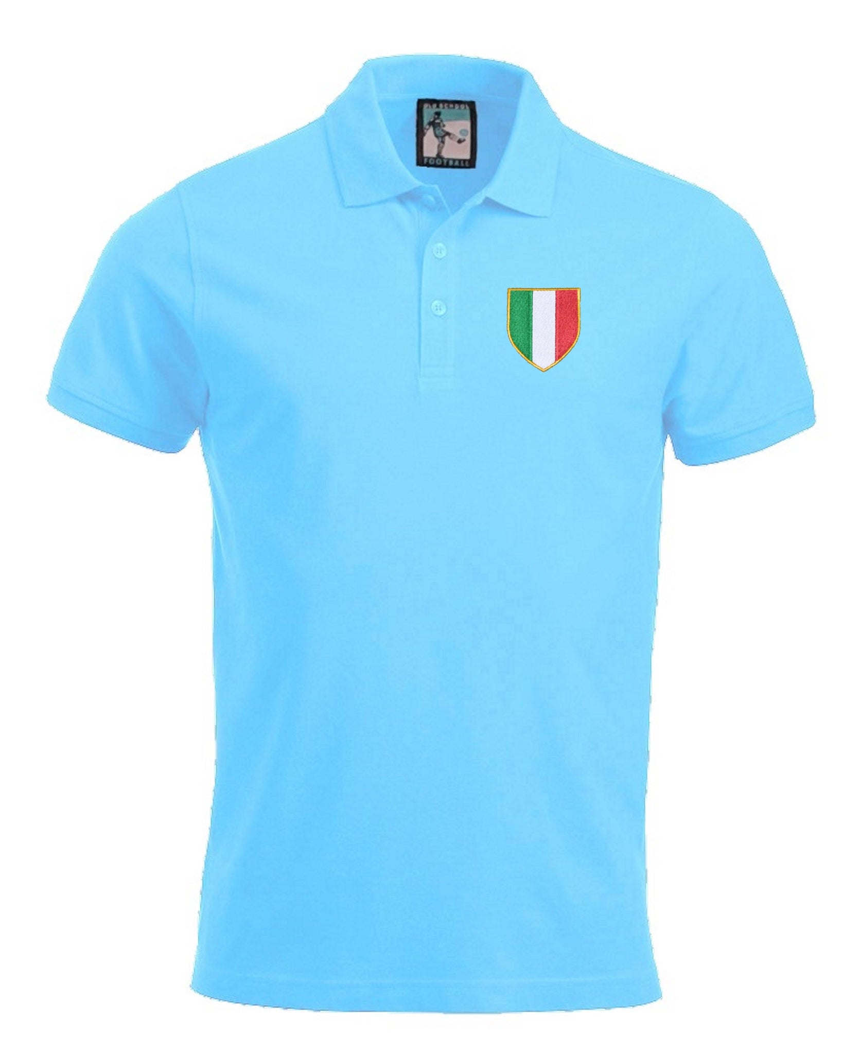 S.S. Lazio Retro Football Polo Shirt 1970s - Polo