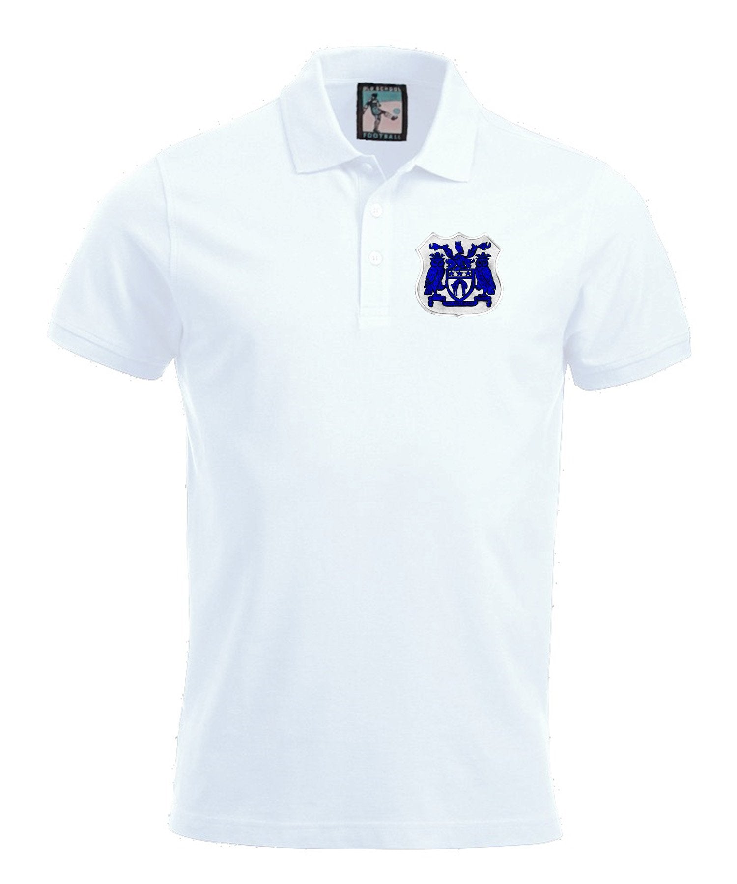 Leeds United Retro Football Polo Shirt 1950s - Polo