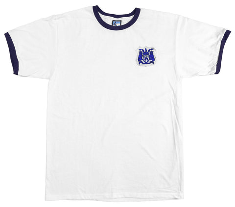 Leeds United Retro Football T Shirt 1950s - T-shirt
