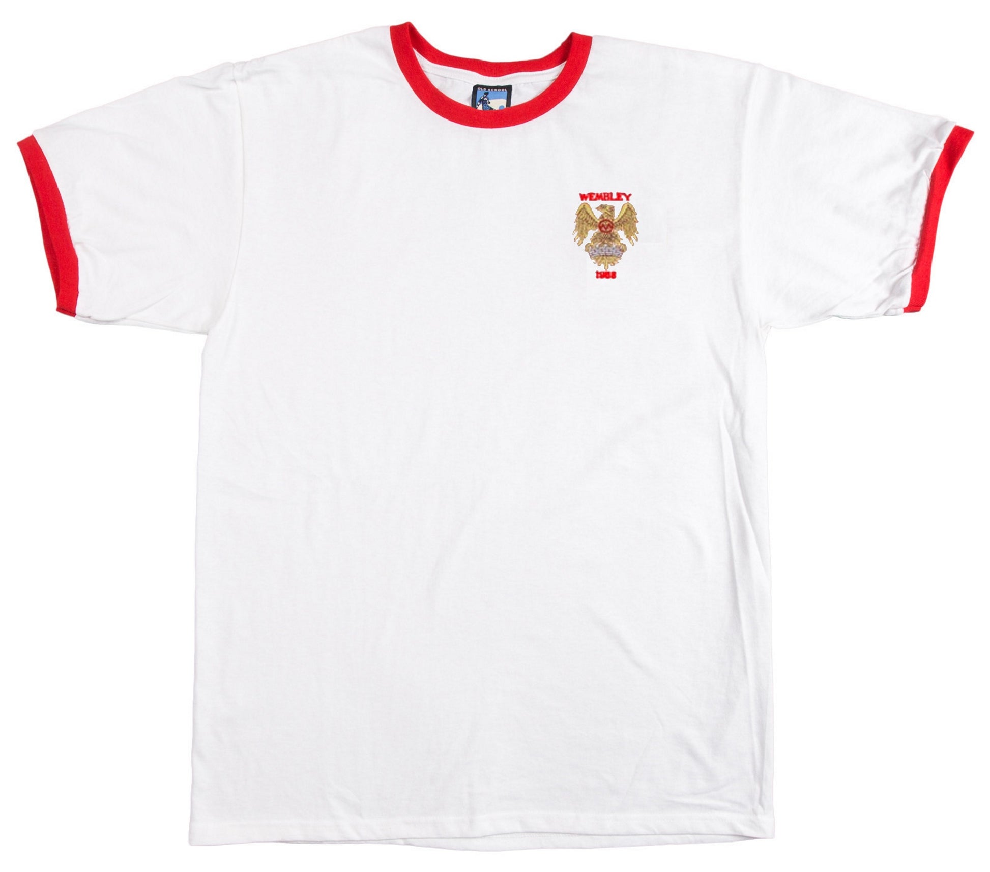 Manchester United Retro Football T Shirt 1958 FA Cup Final - Old School Football