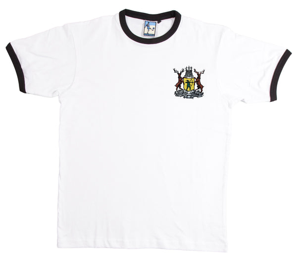 Notts County Retro Football T Shirt 1960s - 1970s - Old School Football