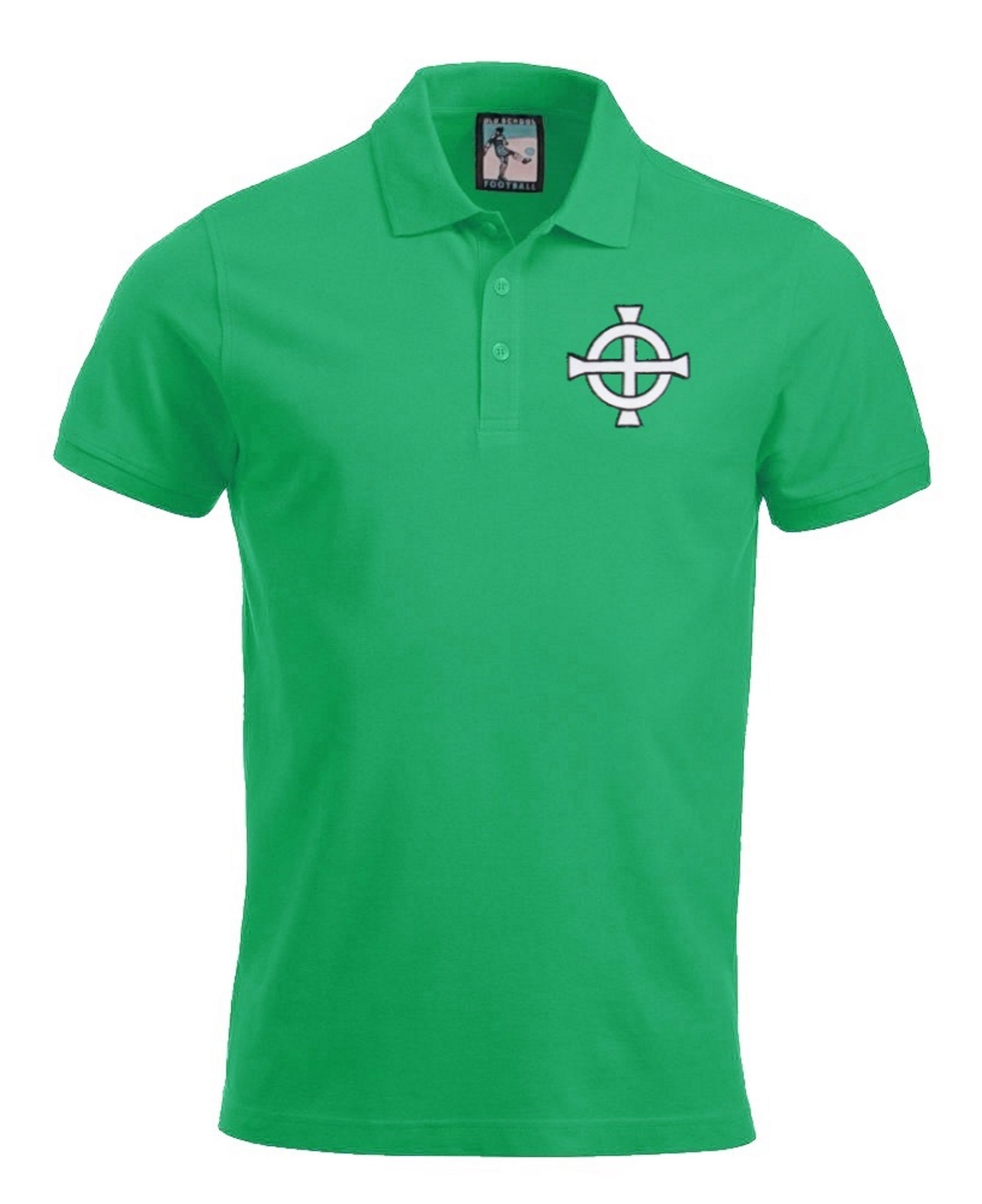 Northern Ireland Retro 1970s Football Polo Shirt - Polo