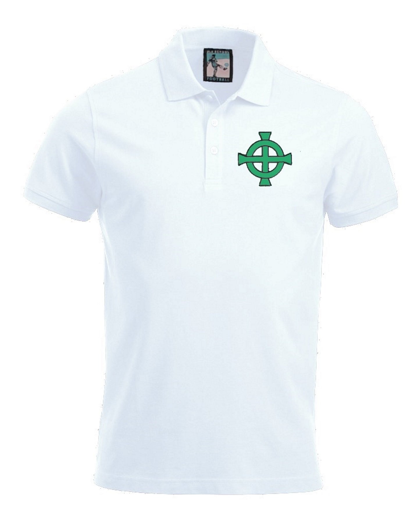 Northern Ireland Retro 1970s Football Polo Shirt - Polo