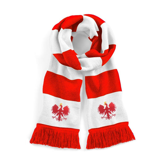 Poland Retro Football Scarf - Old School Football