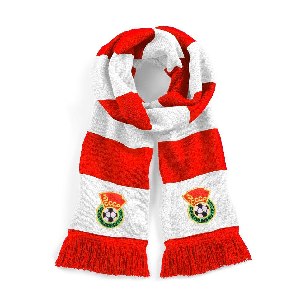 Russia USSR Retro Football Scarf CCCP 1970s / 1980s - Old School Football