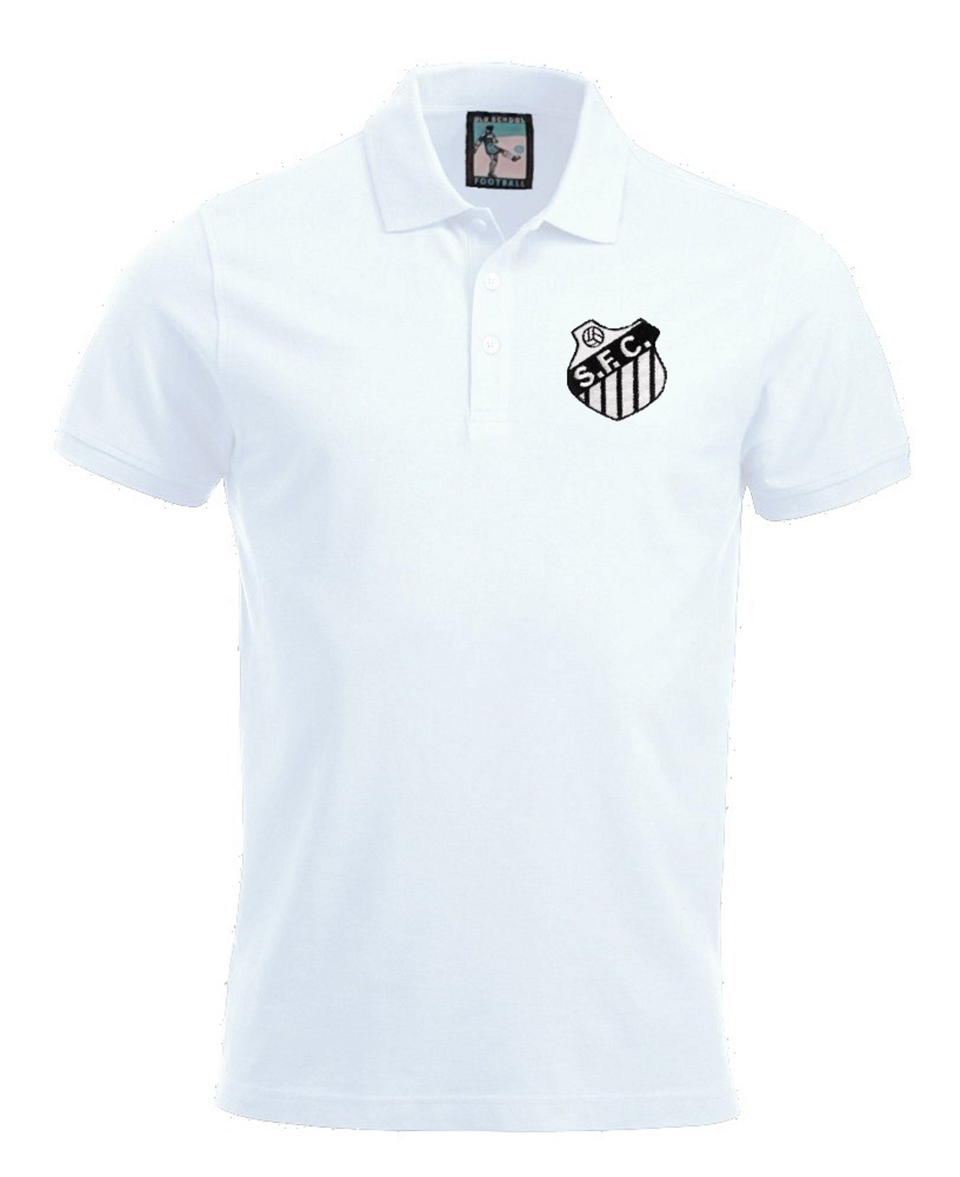Santos Retro 1950 - 1970s Football Polo Shirt - Polo