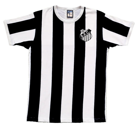Santos Retro Football T Shirt 1960s - Old School Football