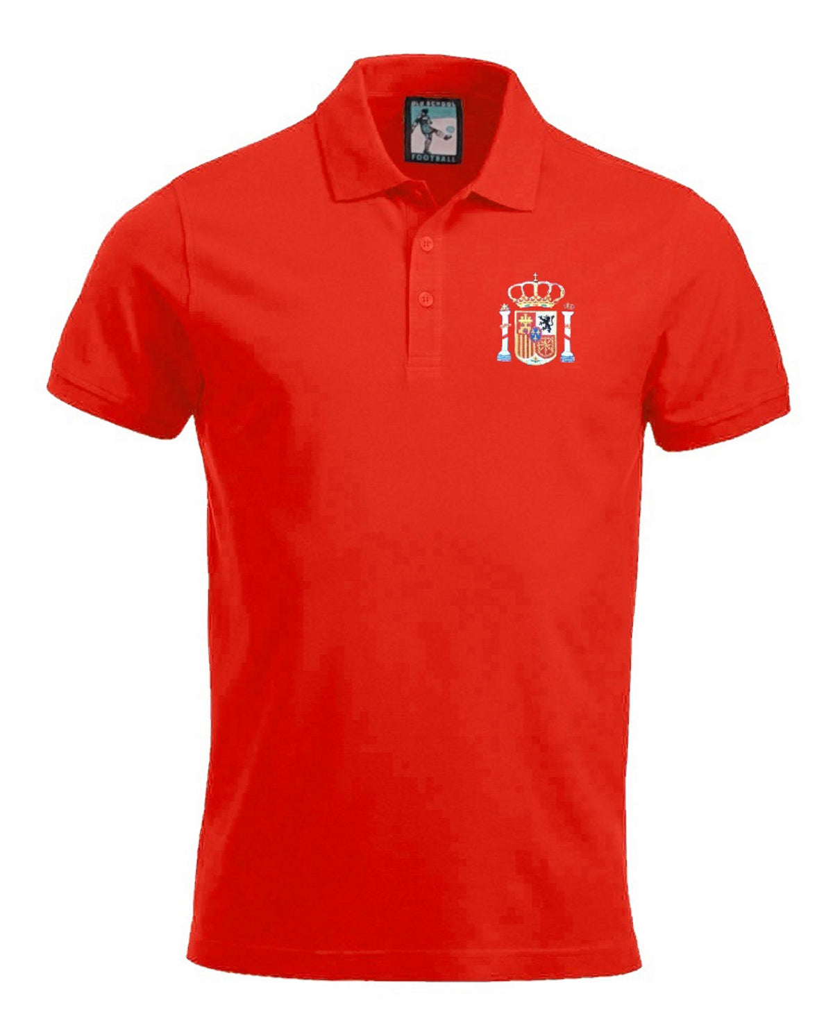 Spain Retro Football Polo Shirt - Polo