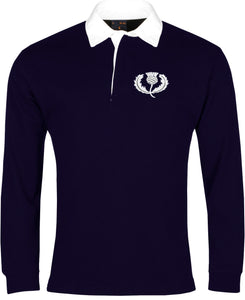 Scotland Retro Rugby Shirt Long-sleeved - Rugby Shirt