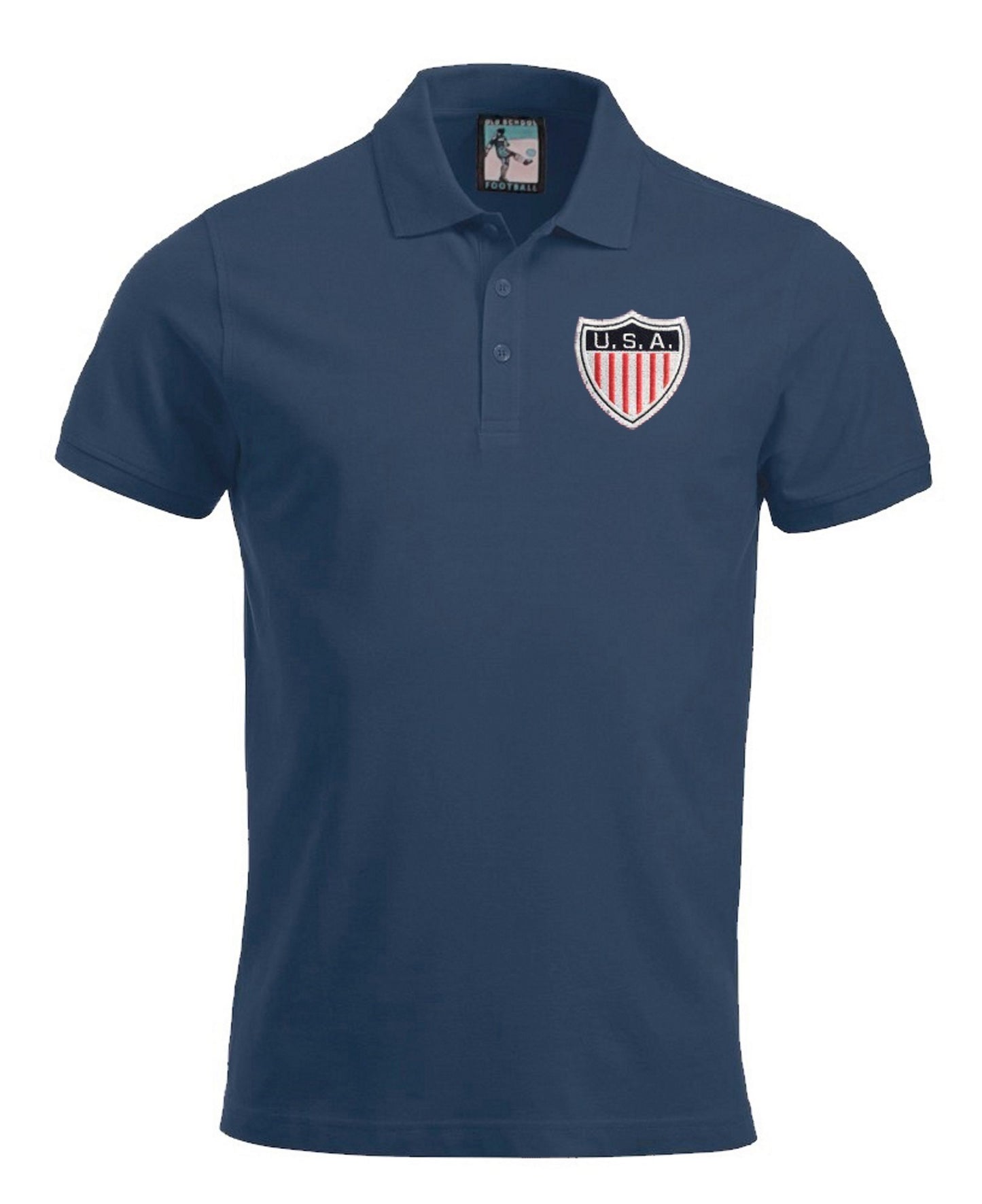 USA Retro Football Polo Shirt - Polo
