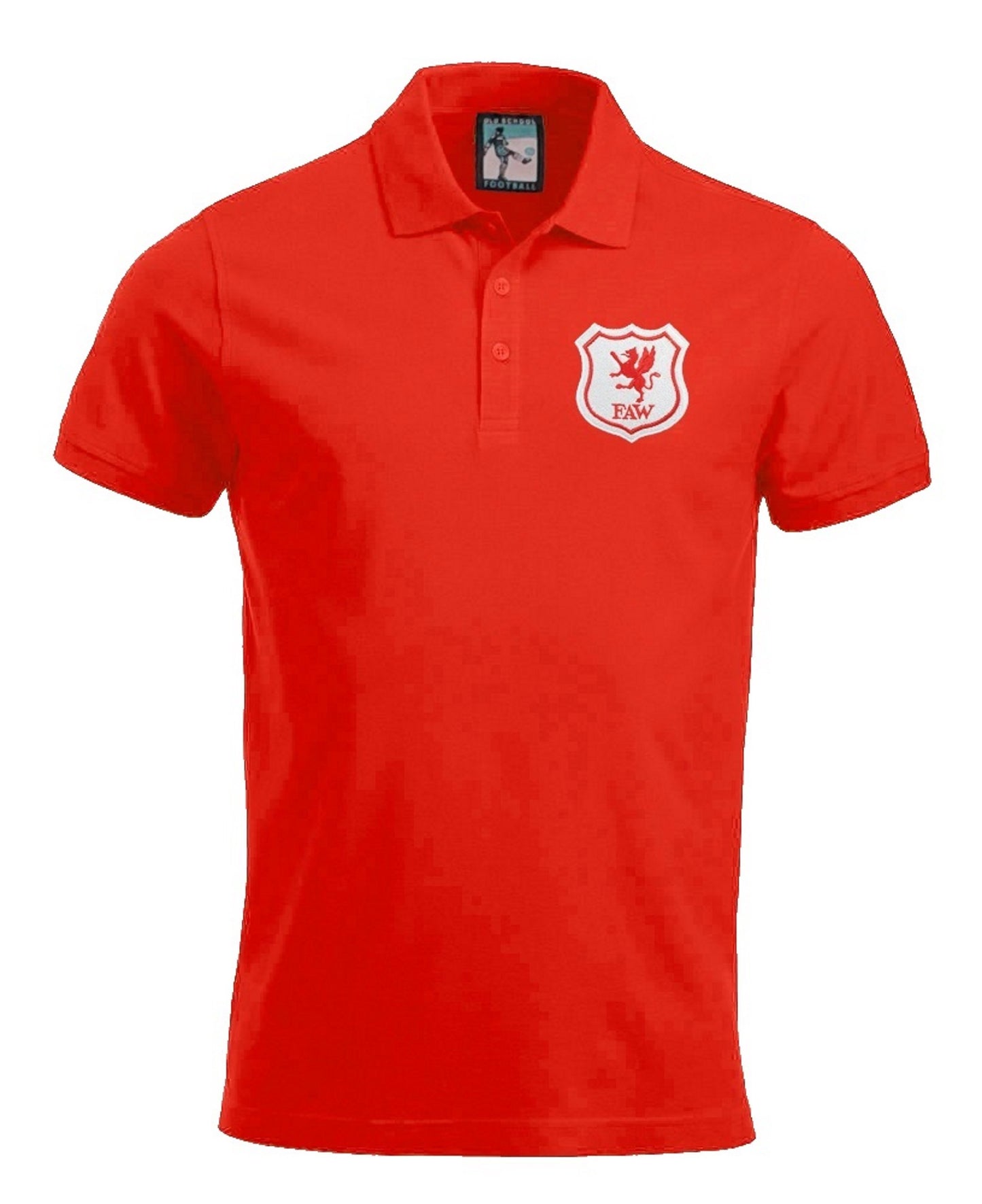 Wales Retro 1920s Football Polo Shirt - Polo