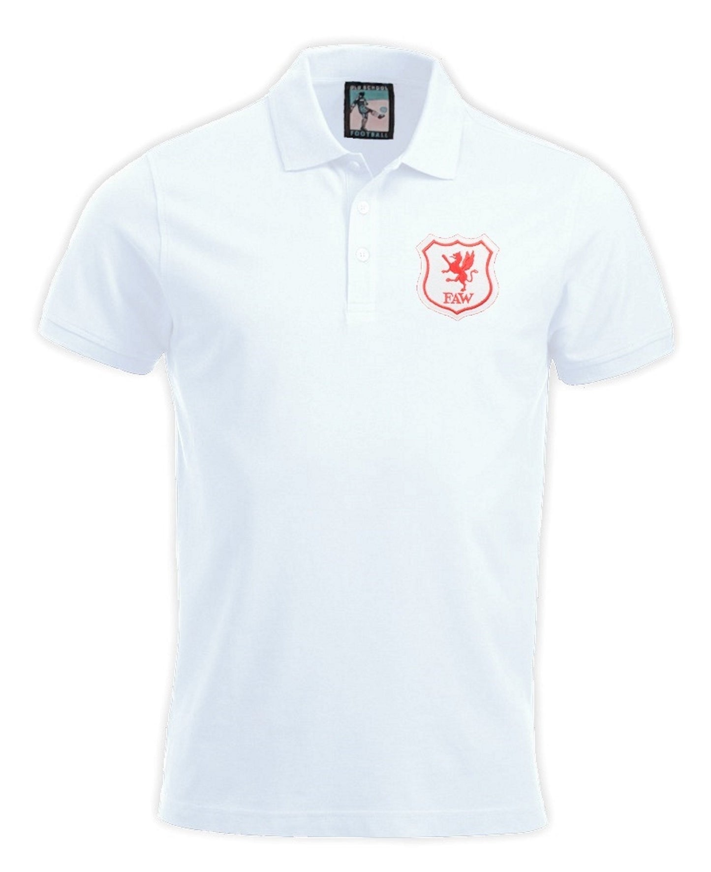 Wales Retro 1920s Football Polo Shirt - Polo