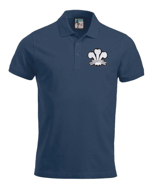 Wales Retro Rugby Polo Shirt 1900s- Polo