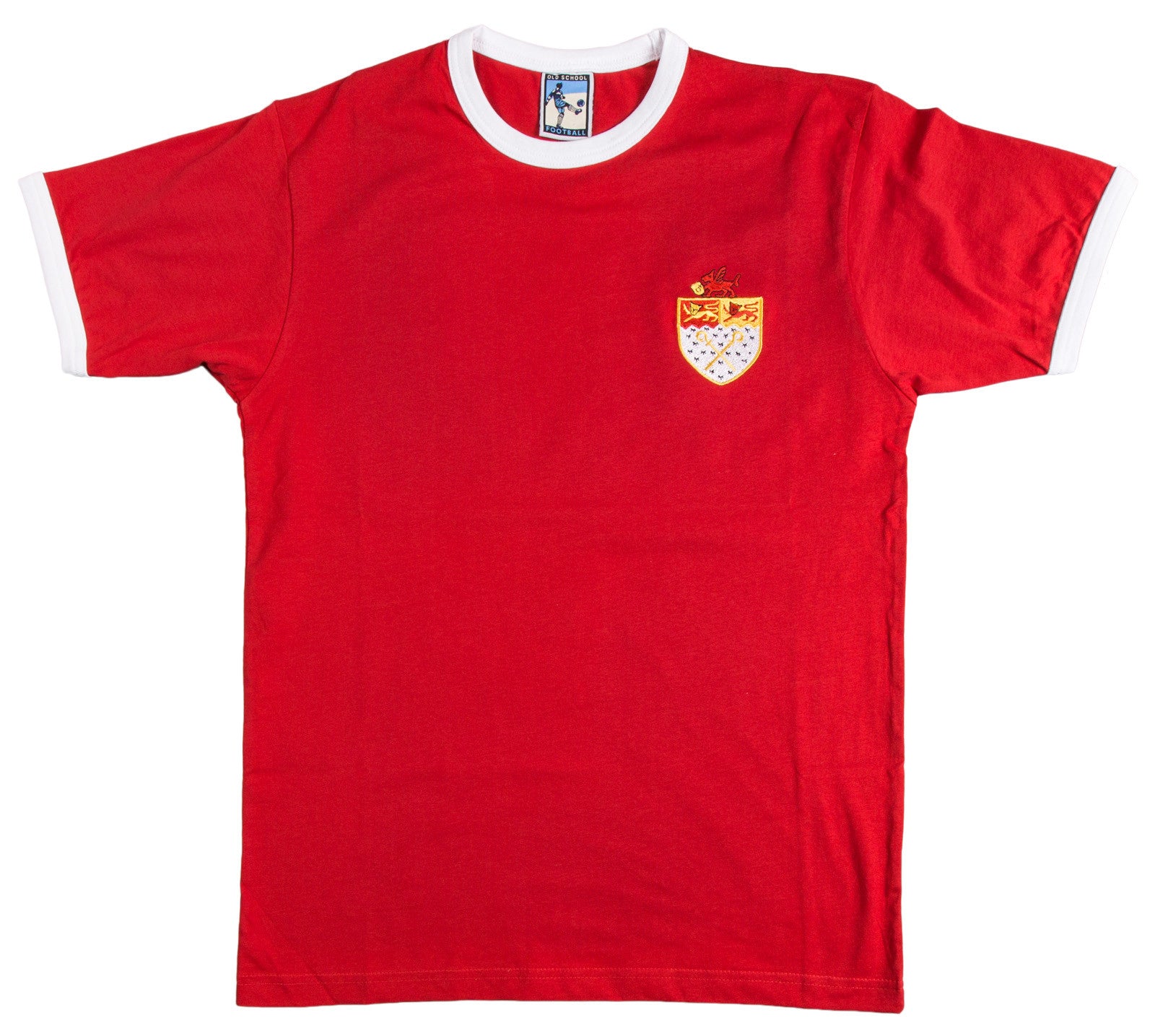 Wrexham Retro Football T Shirt 1960s & 1970s - Old School Football