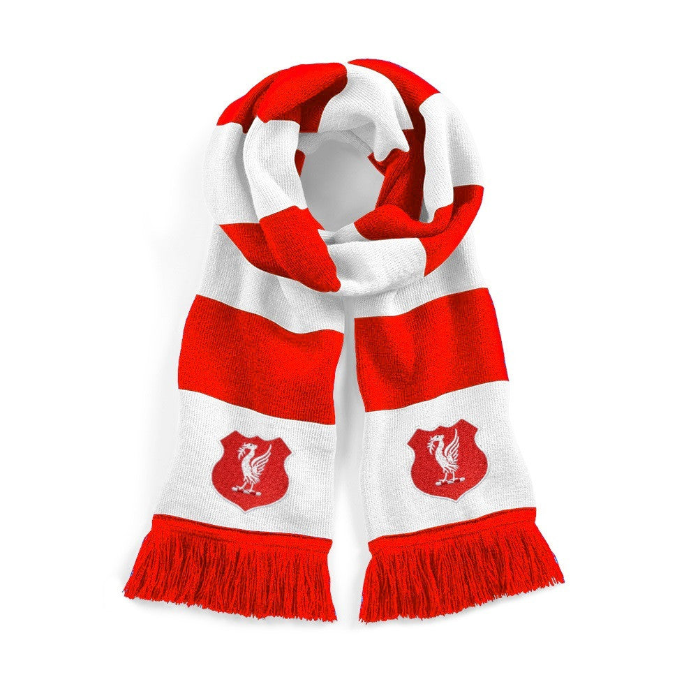 Liverpool Retro Football Scarf - Old School Football