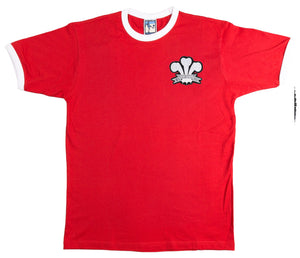 Wales Rugby Retro T Shirt - Old School Football